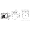 Firestone W013589402 Suspension Air Spring Kit Airide Air Spring Reversible Sleeve 1T15T-1