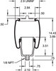Firestone W023587056 Suspension Air Spring Kit Air Spring Sleeve Style