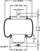 W023587087 by FIRESTONE - Air Spring Sleeve Style