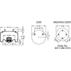 Firestone W013588753 Suspension Air Spring Kit Airide Air Spring Reversible Sleeve 1T17B-5