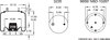 W013589070 by FIRESTONE - Air Suspension Spring - Sleeve Type, 6" Compressed, 9" Top, 9.75" Bottom, Threaded