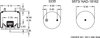 Firestone W013589294 Suspension Air Spring Kit Airide Air Spring Reversible Sleeve 1T15LP-5