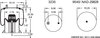 W013589304 by FIRESTONE - Airide Air Spring Reversible Sleeve 1T15M-6