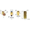 EM40690 by PAI - Air Brake Single Check Valve - Male Port 1/2 in. P.T., Female Port 1/2 in. P.T.