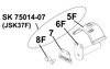 JOST SK75014-07 Fifth Wheel Fitting Fifth Wheel Fitting - Kit