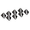 Pilot CZ-294B Antenna BLACK CHROME AIR DIVERTER