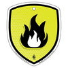 43821 by JJ KELLER - EyeCue Tags: Fire Safety Fire Hazard Reminder - Window Clings, 4" x 5" (5-Pack)