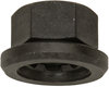 Haltec 39946 Wheel Nut Flange Nut - 2 Piece, for Aluminum Wheels, Black, Grade 8, 5/8" - 18 Inner Thread, 1 1/16" Hex Size,
