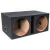 E12DSV by ATREND - BOX,12"X2,VENTED SHARED CHAMBER