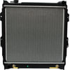 50 by OSC - Engine Coolant Radiator, Downflow Style, with Transmission Oil Cooler, for 90-91 Toyota 4Runner/1988, 93-94 Toyota Pickup
