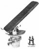 Williams Controls 113074 Air Brake Plate and Treadle Assembly WM453 Series Pneumatic Throttle Pedal, 1/4-18 NPTF Port, 150
