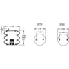 Firestone W013588038 Suspension Air Spring Kit Air Spring Triple Convoluted 354