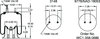 Firestone W013585336 Suspension Air Spring Kit Airide Air Spring Reversible Sleeve 1T14C-5