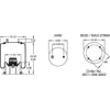 Firestone W013589245 Suspension Air Spring Kit Airide Air Spring Reversible Sleeve 1T15M-9