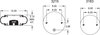 Firestone W013587009 Suspension Air Spring Kit Airide Air Spring Single Convoluted 19