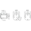 Firestone W013587273 Suspension Air Spring Kit Airide Air Spring Double Convoluted 203