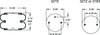 Firestone W013587444 Suspension Air Spring Kit Airide Air Spring Double Convoluted 22-1.5