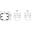 Firestone W013583400 Suspension Air Spring Kit 224C AIR SPRING