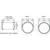 Firestone W013587304 Suspension Air Spring Kit Air Spring Triple Convoluted 321