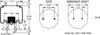 Firestone W013589290 Suspension Air Spring Kit Airide Air Spring Reversible Sleeve 1T15S-6