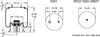 Firestone W013588748 Suspension Air Spring Kit Airide Air Spring Reversible Sleeve 1T17B-11