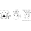 Firestone W013588756 Suspension Air Spring Kit Airide Air Spring Reversible Sleeve 1T17B-5