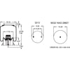 Firestone W013588842 Suspension Air Spring Kit Airide Air Spring Reversible Sleeve 1T15M-9