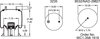 Firestone W013588903 Suspension Air Spring Kit Airide Air Spring Reversible Sleeve 1T15MP-7