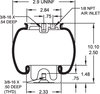 Firestone W023587038 Suspension Air Spring Kit Air Spring Sleeve Style