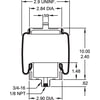Firestone W023587061 Suspension Air Spring Kit Air Spring Sleeve Style