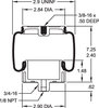 Firestone W023587086 Suspension Air Spring Kit Truck/Trailer Heavy Duty Airsprings/Components