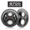 J.W. Speaker 0553973 12V DOT LED High & Low Beam Headlights with Carbon Fiber Bezel - 2 Light Kit