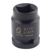 218FP by SUNEX TOOLS - 1/2" Drive, Female Pipe Plug Socket, 9/16"