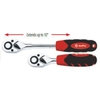 Ampro Tools T19055 Ratchet, 2 in 1 Extendable, 1/2 Drive, Quick Release, Extends up to 10 inches
