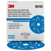 3M 36162 3Mâ„¢ Hookitâ„¢ Blue Abrasive Disc Multi-hole, 36162