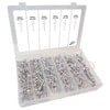 341 by ATD TOOLS - Aluminum Rivet Assortment - 300 Pc, Dome Head, For Manual/Air Rivet Guns
