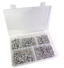ATD Tools 346 Aluminum Rivet Assortment 500 Pc. Aluminum Dome Head Blind Rivet Fastener Assortment Kit Steel Mandrels