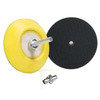 Buff 'N Shine 300Y Back-Up Pad - 3" Diameter, 5/15"-24 Thread Size, Hook-and-Loop, with Adapter