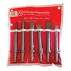 Chicago Pneumatic CA155807 Air Tool Punch and Chisel Set 6 Pc. 10, 2mm Round Shank Chisel Set