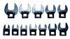 7412 by V8 HAND TOOLS - 3/8" Drive, Crowfoot Set, Metric, 12pc