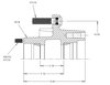 Webb 26061--0 2606 ASSY W/CUPS \ DRIVE STUDS