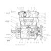 Haldex EL16280X Air Brake Compressor Air Brake Compressor - Remanufactured, 3-Hole Flange Mount, for Caterpillar 3116 Engine