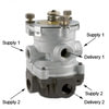 KN22150 by HALDEX - Air Brake Air Tank Pressure Check Valve - Supply and Delivery 3/8"