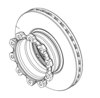 S-34471 by HENDRICKSON - MAXX22T CAST Rotor 1 415mm Rotor w/Fasteners