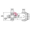 Meritor CP1200X Drive Axle Shaft Universal Joint Repair Kit CNTR PARTS KIT
