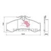Meritor MD949 Disc Brake Pad Set Disc Brake Pad Set