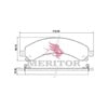 Meritor MD989 Disc Brake Pad Set Disc Brake Pad Set