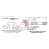 R607225 by MERITOR - CAMSHFT 1.50-28