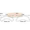 Euclid E-D675-S Disc Brake Pad Set Disc Brake Pad Set