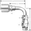 Gates G25136-0808 Hydraulic Hose OBSOLETE
